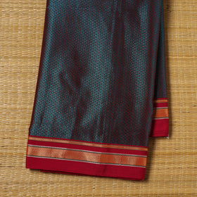 Blue - Karnataka Weave Cotton Khun Fabric 07