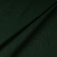 Dark Green - Plain Slub Silk Fabric 10