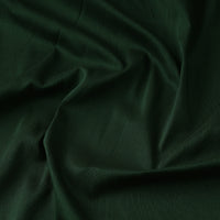 Dark Green - Plain Slub Silk Fabric 10