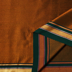Brown - Karnataka Weave Cotton Khun Fabric 09