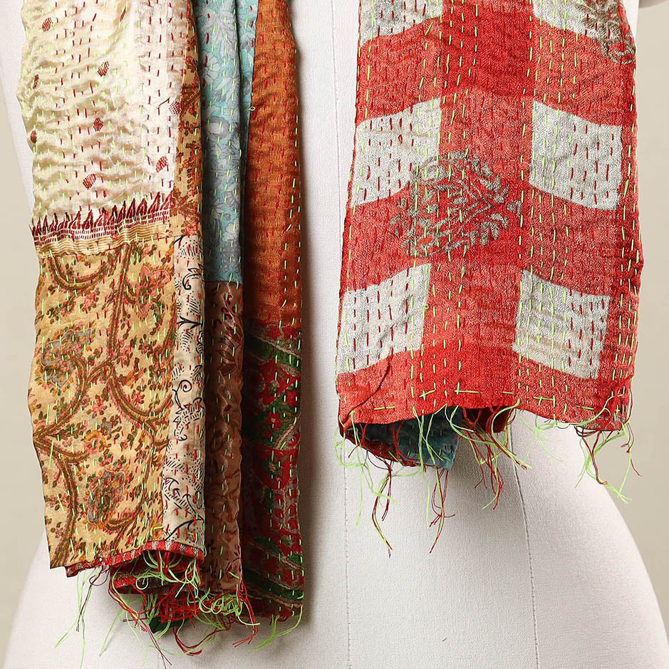 Kantha Stitch Stole