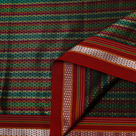 Multicolor - Karnataka Weave Cotton Khun Fabric 12
