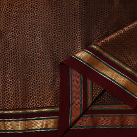 Brown - Karnataka Weave Cotton Khun Fabric 13