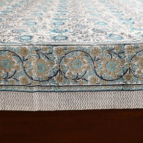 Sanganeri Hand Block Print Cotton Double Bedsheet Set (108 x 90 in) 05