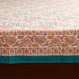 Sanganeri Hand Block Print Cotton Double Bedsheet Set (108 x 90 in) 04