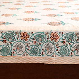 Sanganeri Hand Block Print Cotton Double Bedsheet Set (108 x 90 in) 06
