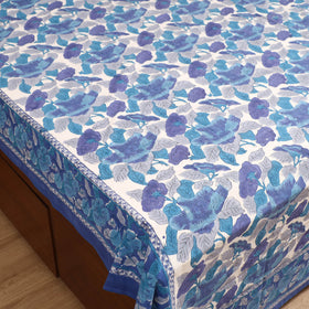 Sanganeri Hand Block Print Cotton Double Bedsheet Set (108 x 90 in) 07