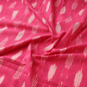 Pink - Pochampally Ikat Weave Cotton Fabric 08
