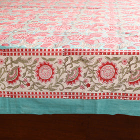 Sanganeri Hand Block Print Cotton Double Bedsheet Set (108 x 90 in) 09