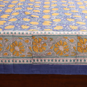 Sanganeri Hand Block Print Cotton Double Bedsheet Set (108 x 90 in) 11