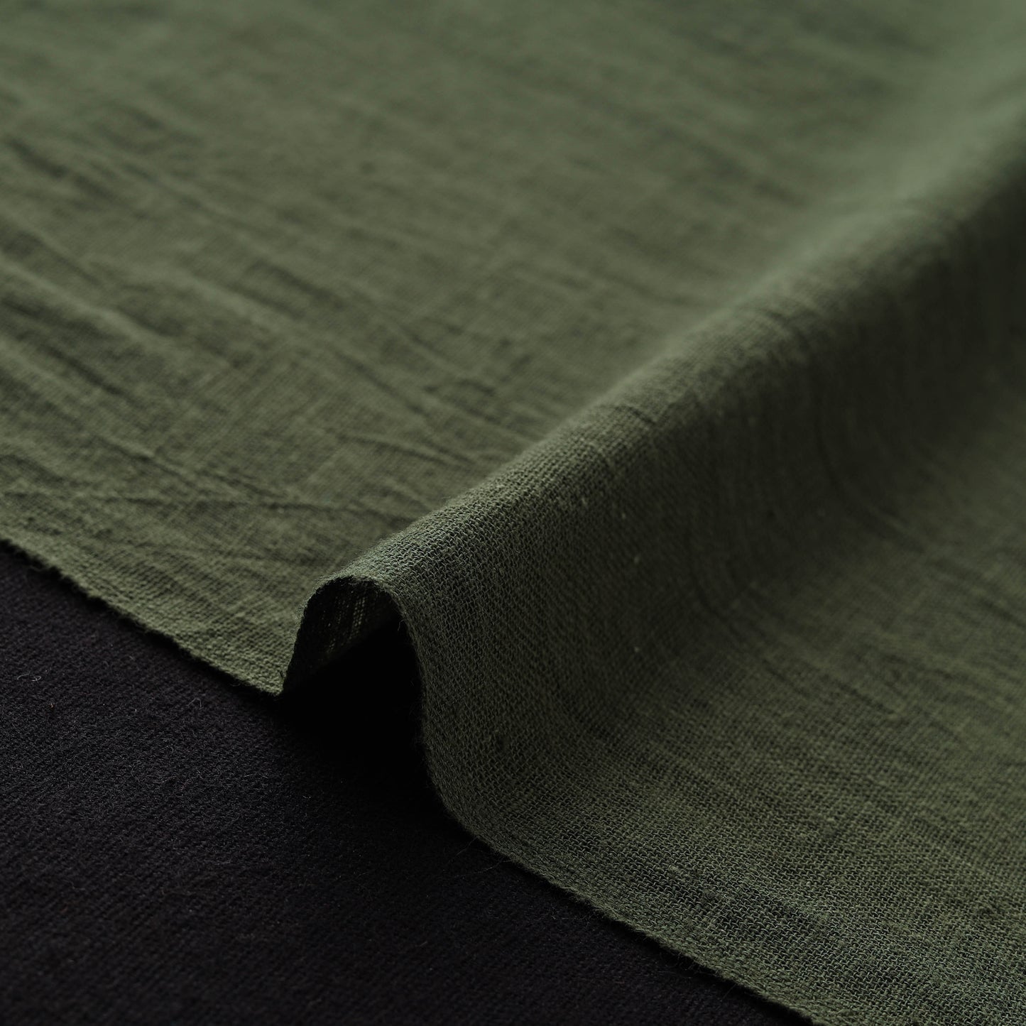 Kutch Organic Kala Cotton Pure Handwoven Buti Fabric 01