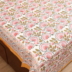 Sanganeri Hand Block Print Cotton Double Bedsheet Set (108 x 90 in) 13