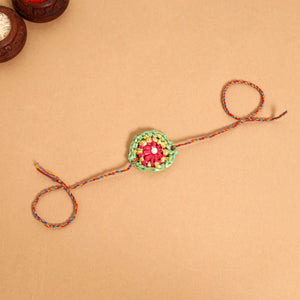  Handmade Upcycled Weave Rakhi by Khamir 