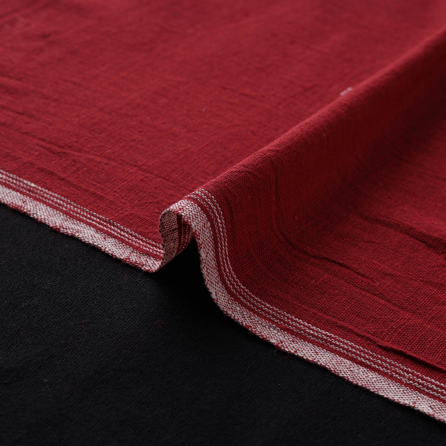 Kutch Organic Kala Cotton Pure Handwoven Buti Fabric 02