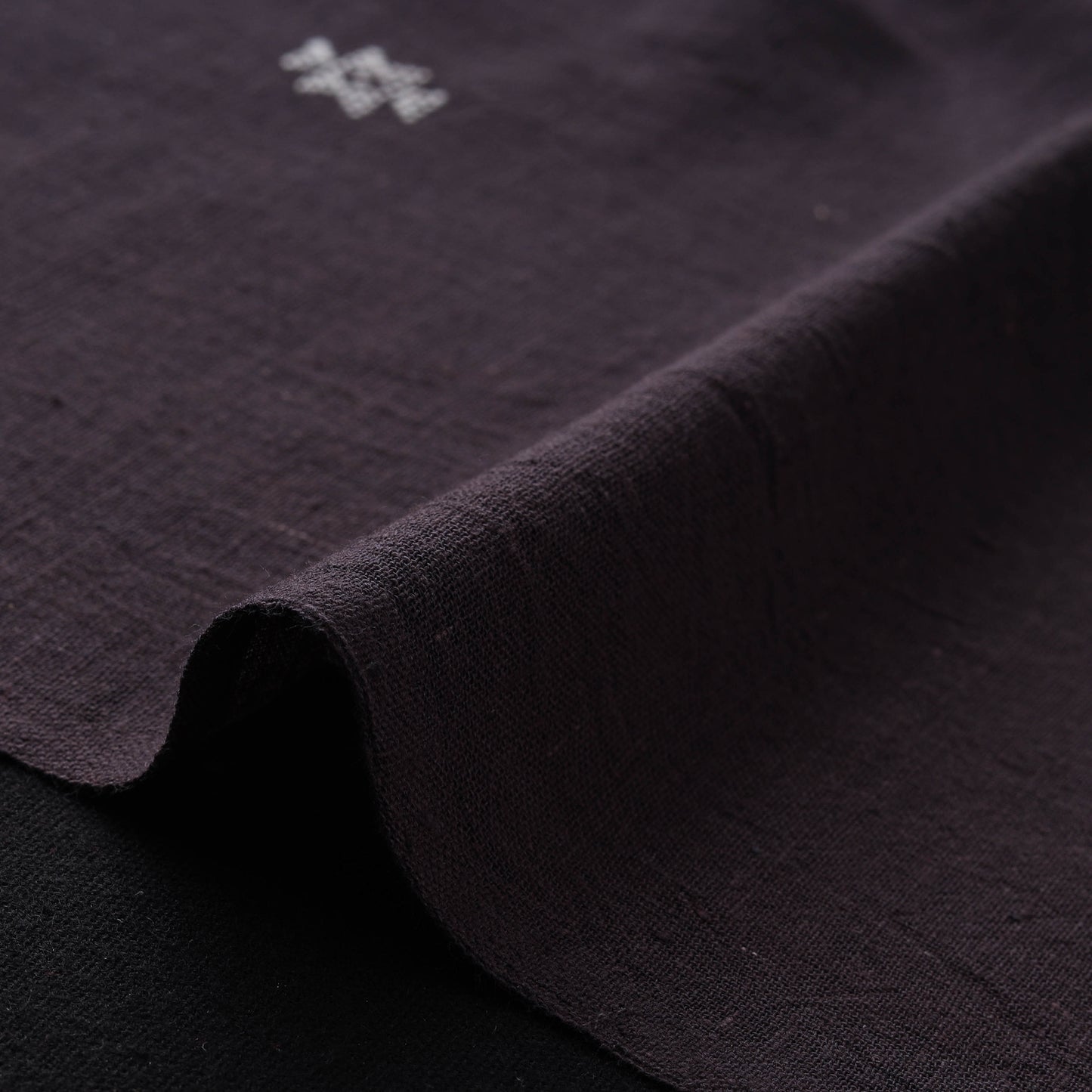 Kutch Organic Kala Cotton Pure Handwoven Buti Fabric 03