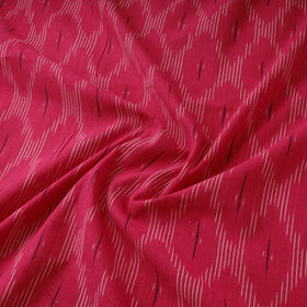 Pink - Pochampally Ikat Weave Cotton Fabric 20