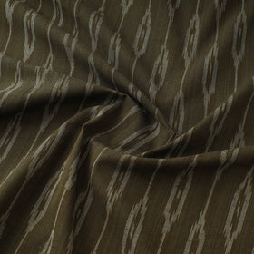 Green - Pochampally Ikat Weave Cotton Fabric 21