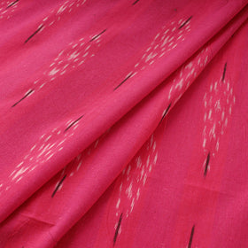Pink - Pochampally Ikat Weave Cotton Fabric 22