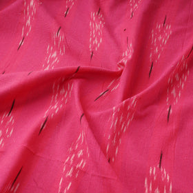 Pink - Pochampally Ikat Weave Cotton Fabric 22