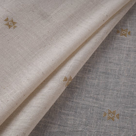 Kutch Organic Kala Cotton Pure Handwoven Buti Fabric 05