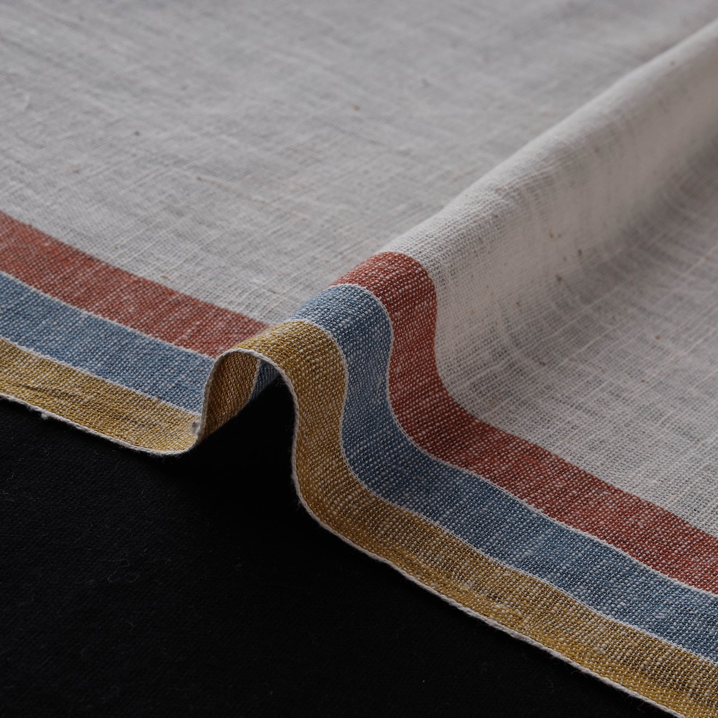 Kutch Organic Kala Cotton Pure Handwoven Buti Fabric 05