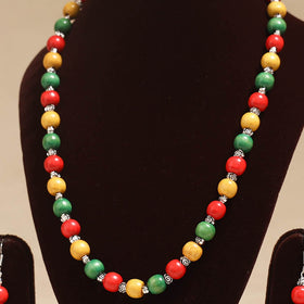 Multicolor - Handmade Wooden Beads GS Necklace Set 03
