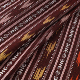Brown - Cotton Pochampally Dabi Ikat Fabric 27