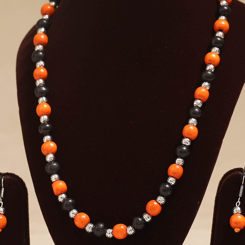 Multicolor - Handmade Wooden Beads GS Necklace Set 05