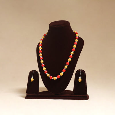 Multicolor - Handmade Wooden Beads GS Necklace Set 07