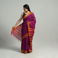 Mercerised Cotton Zari Border Dharwad Saree 20