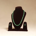 Green - Handmade Wooden Beads GS Necklace Set 08