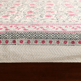 Sanganeri Hand Block Print Cotton Double Bedsheet Set (108 x 90 in) 21