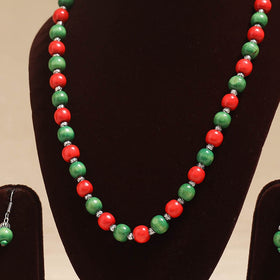 Multicolor - Handmade Wooden Beads GS Necklace Set 11