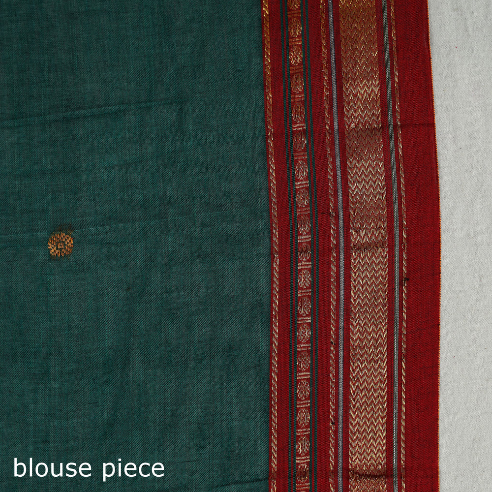 Mercerised Cotton Zari Border Dharwad Saree 21