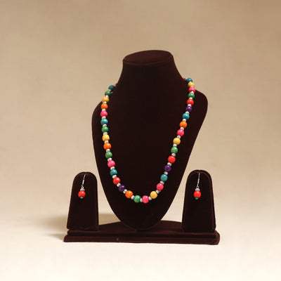 Multicolor - Handmade Wooden Beads GS Necklace Set 12
