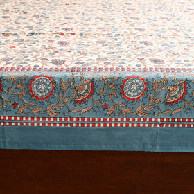 Sanganeri Hand Block Print Cotton Double Bedsheet Set (108 x 90 in) 24