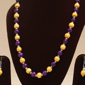 Multicolor - Handmade Wooden Beads GS Necklace Set 14