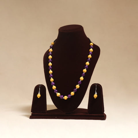 Multicolor - Handmade Wooden Beads GS Necklace Set 14