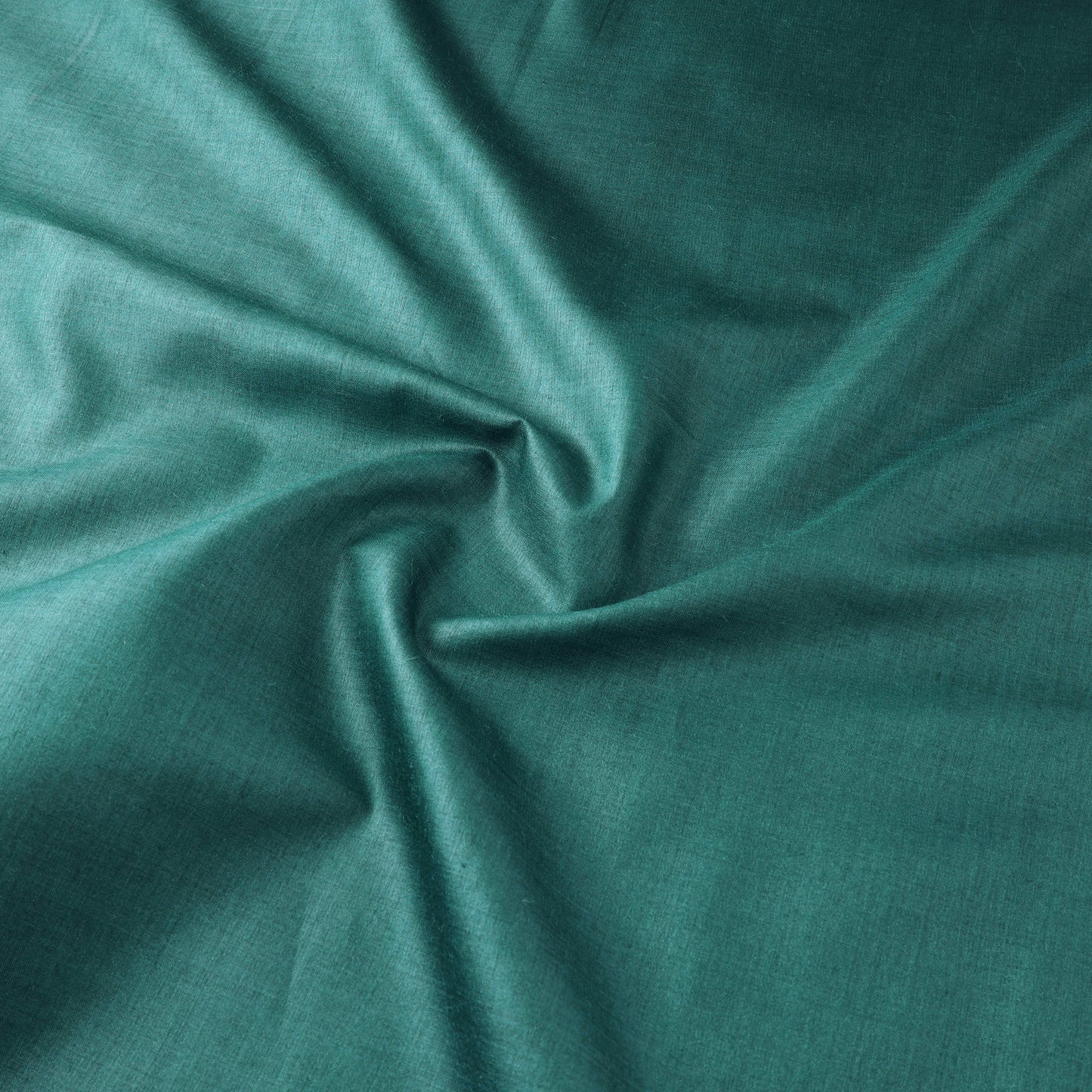 Blue - Vidarbha Tussar x Muga Silk Handwoven Plain Fabric 18