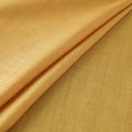 Yellow - Vidarbha Tussar x Muga Silk Handwoven Plain Fabric 17