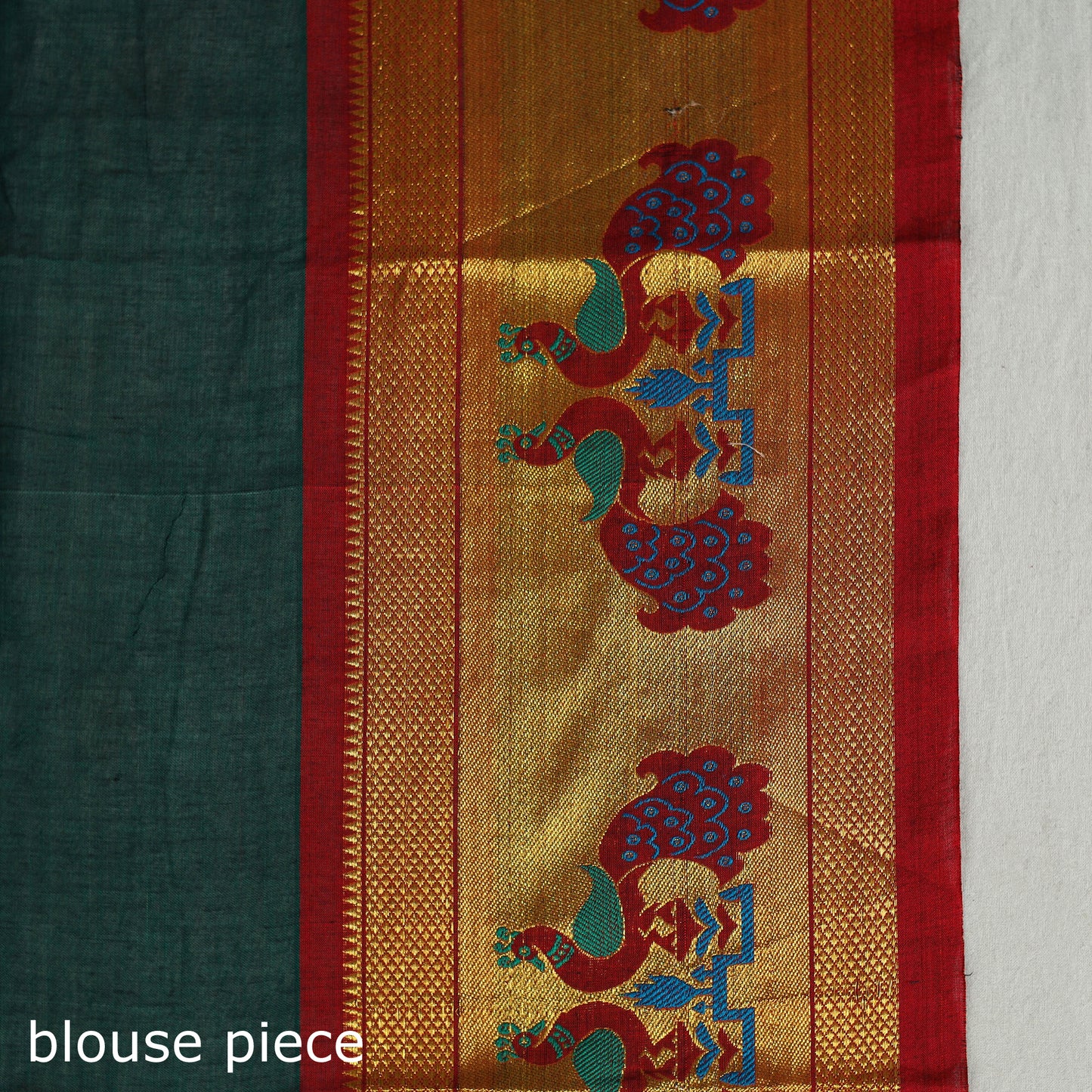 Mercerised Cotton Paithani Zari Border Dharwad Saree 23