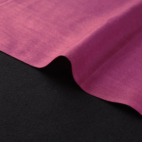 Pink - Vidarbha Tussar Silk Handwoven Plain Fabric 13