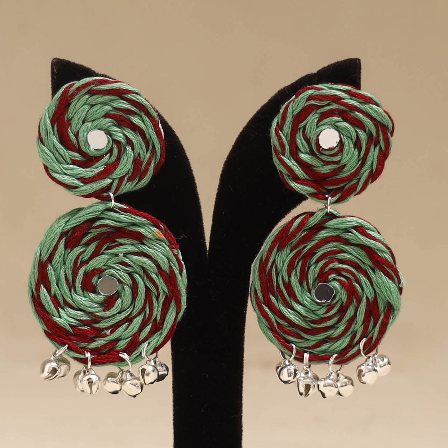 Multicolor - Amaira Ghungroo Work Thread Earrings