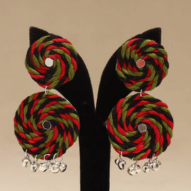 Multicolor - Mayera Ghungroo Work Thread Earrings