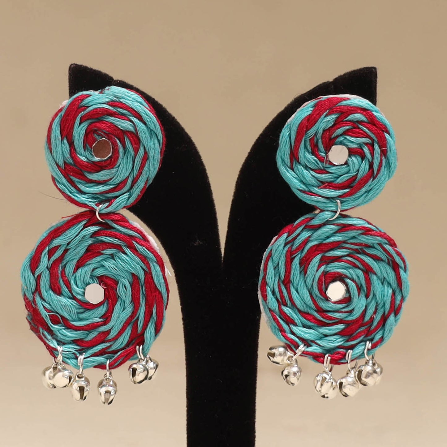 Multicolor - Navya Ghungroo Work Thread Earrings