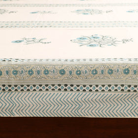 Sanganeri Hand Block Print Cotton Double Bedsheet Set (108 x 90 in) 30