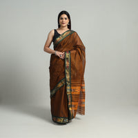 Mercerised Cotton Ikat Zari Border Dharwad Saree 27