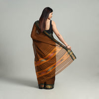 Mercerised Cotton Ikat Zari Border Dharwad Saree 27