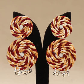 Multicolor - Vaani Ghungroo Work Thread Earrings