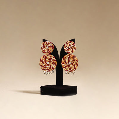 Multicolor - Vaani Ghungroo Work Thread Earrings